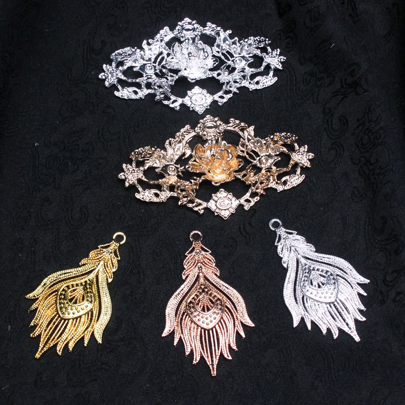 手工发簪新娘凤冠diy手工材料