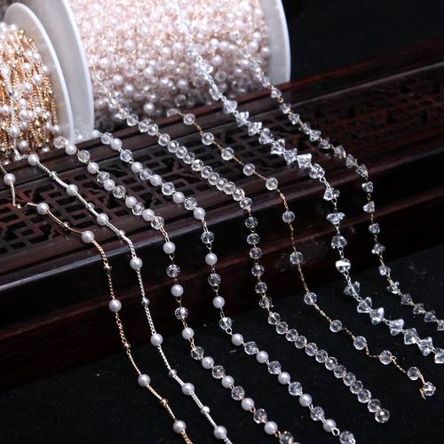 DIY手工服装鞋包辅料铜镀金水钻珍珠夹球流苏手饰品挂坠材料