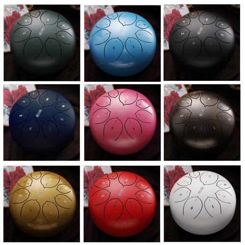 6寸8音空灵鼓初学儿童便携演奏4寸8寸10寸12寸钢舌鼓乐器批发