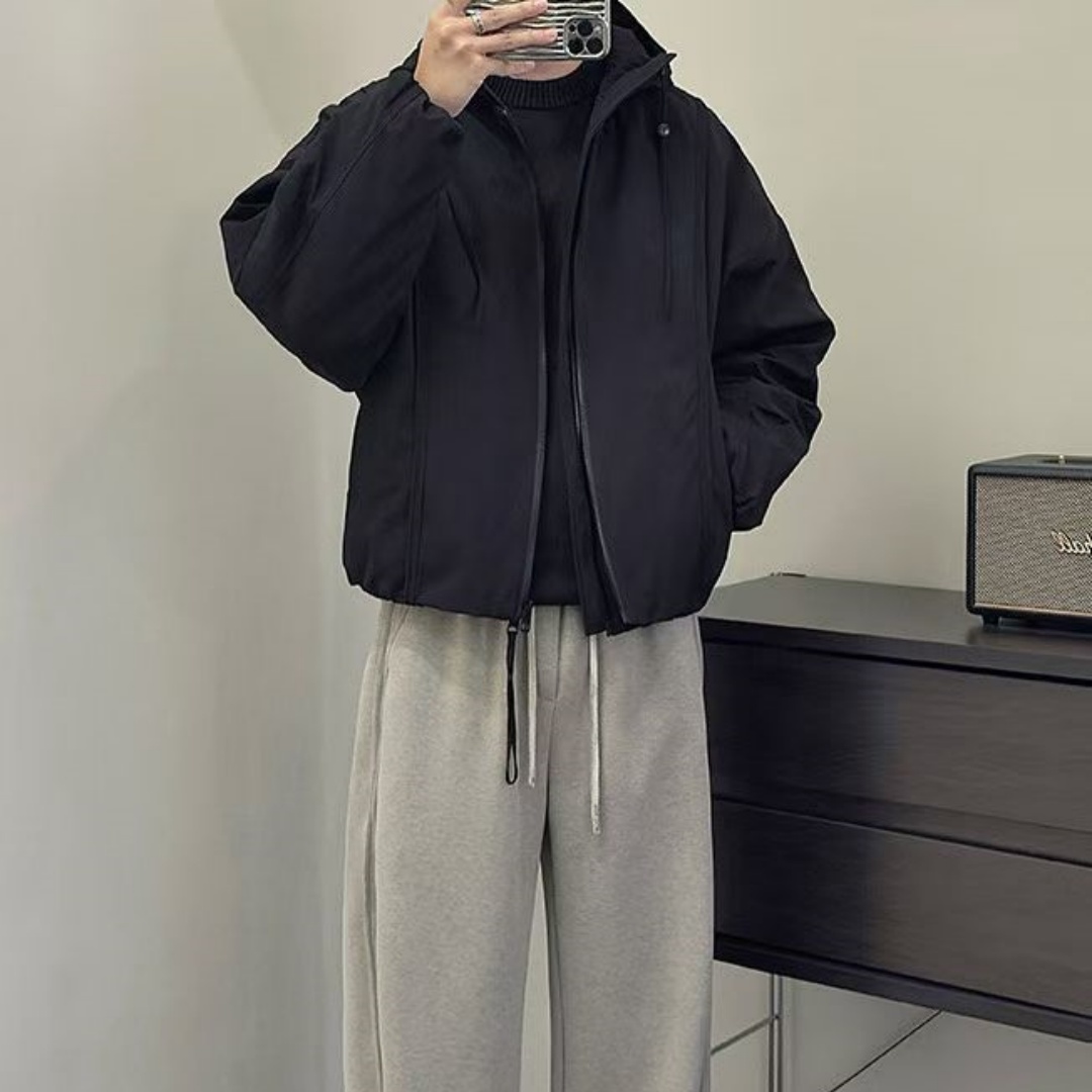 2025款秋冬连帽棉衣外套