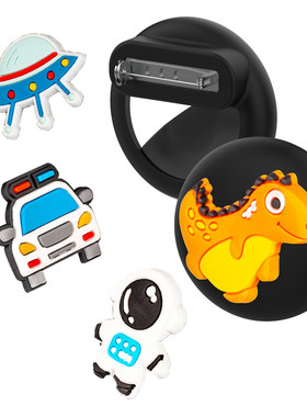 适用Airtag别针保护套 苹果定位器卡通儿童防水胸针AirTag2保护套