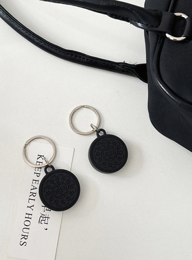 苹果AirTag防丢器保护套简约的奥利奥饼干蓝牙追踪器保护硅胶软壳