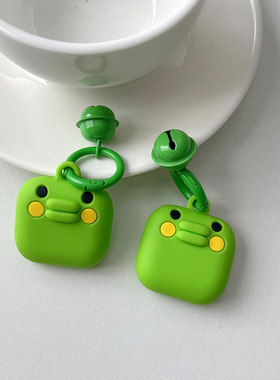 卡通大嘴吉适用苹果AirTag防丢器硅胶保护套airtag2儿童定位器套