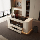 衣帽间中岛台现代简约高级感家用收纳斗柜落地柜珠宝柜首饰展示柜