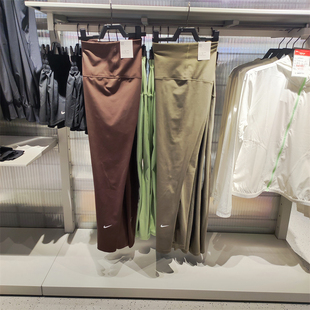 正品Nike/耐克女子运动休闲训练速干紧身高腰长裤 DM7279-237-222