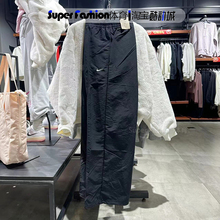 正品Nike耐克女子防晒梭织新款直筒宽松休闲运动长裤 FQ3589-010