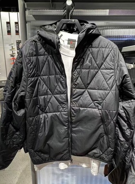 NIKE耐克男外套SPRT STMT薄款防泼水连帽棉服夹克FZ3163-010