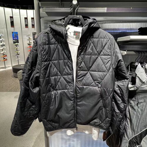 NIKE耐克男外套SPRT STMT薄款防泼水连帽棉服夹克FZ3163-010