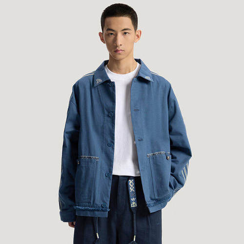 adidas阿迪达斯三叶草男女春夏宽松百搭潮流运动夹克薄外套KW5674