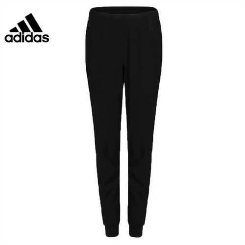 正品Adidas阿迪达斯女子简约百搭训练休闲束脚运动梭织长裤CW5773