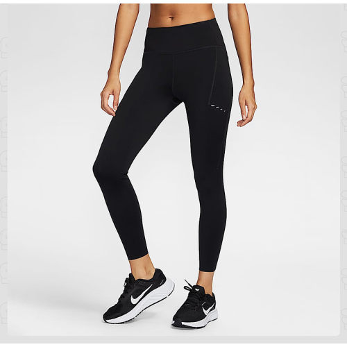 Nike耐克新款SWIFT女速干高腰口袋跑步九分紧身裤HJ2253-010