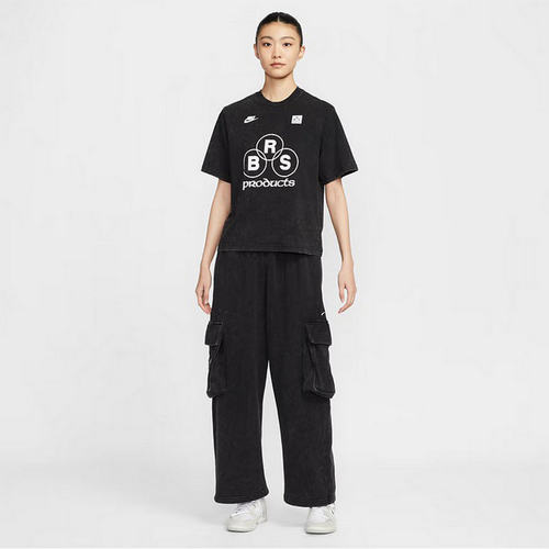 NIKE耐克短袖T恤新款修身秋新款黑色女子运动休闲半袖IF0623-010