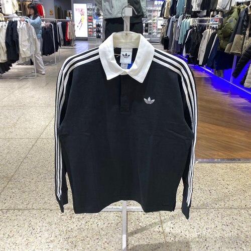 adidas阿迪达斯三叶草男卫衣26春款3S PL运动休闲长袖T恤KE3576
