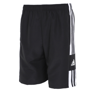 Adidas阿迪达斯运动短裤男夏季三条纹速干跑步休闲五分裤子GK9557