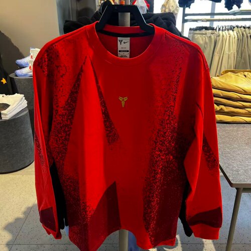 Nike耐克男子卫衣红色印花刺绣长袖运动休闲圆领套头衫IF4884-696