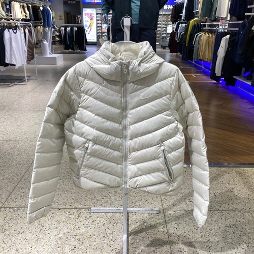 耐克女子运动羽绒服连帽保暖外套