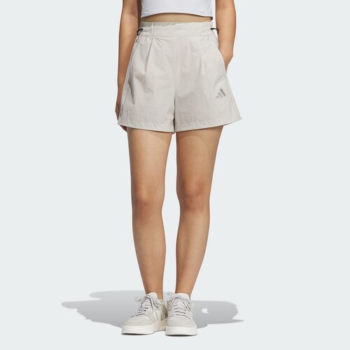 Adidas/阿迪达斯2025夏季女士经典梭织透气跑步短裤JM8827