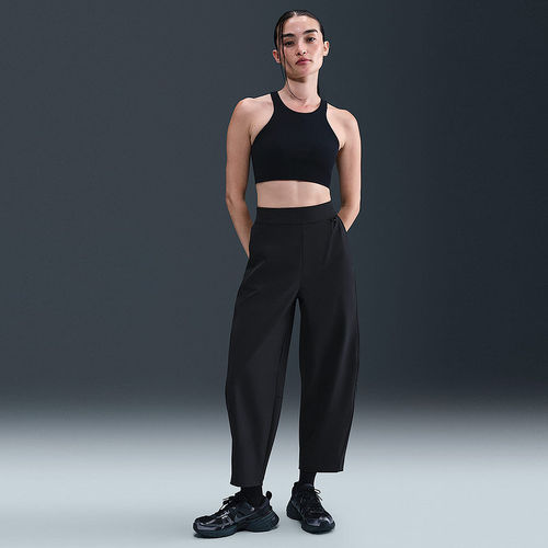 NIKE耐克女裤春季宽松透气轻薄速干高腰九分裤运动长裤HQ0231-010