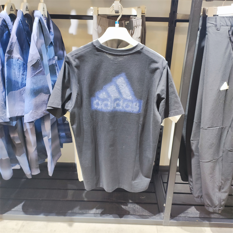 阿迪达斯男短袖宽松透气T恤