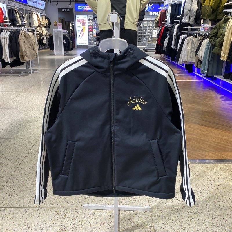 正品Adidas阿迪达斯女外套25冬新款休闲运动连帽刺绣夹克KU8973,运动服/休闲服装,运动茄克/外套,淘宝优惠券,粉丝福利购,淘宝优惠卷