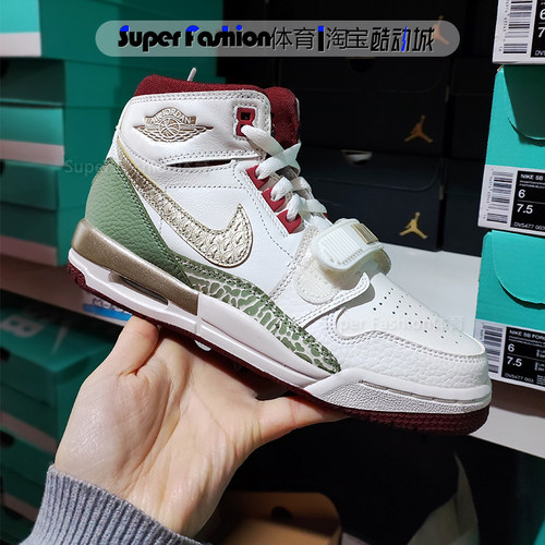 NIKE耐克大童龙年限定AIR JORDAN LEGACY 312 中高帮篮球鞋FZ5047