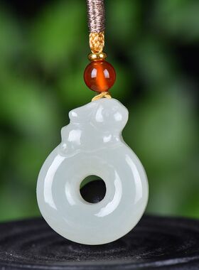 玉阅珠宝男女和田玉百搭吊坠