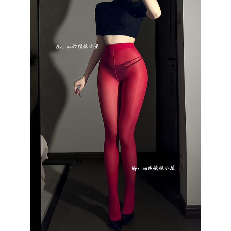 ou的辣妹小屋【映红】马油袜912针高密油光连裤袜性感加长油亮,女士内衣/男士内衣/家居服,连裤袜/打底袜,淘宝优惠券,粉丝福利购,淘宝优惠卷