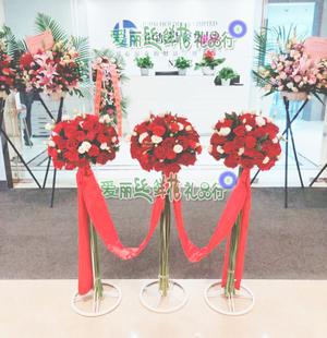 开业电影开机剪彩鲜花花球签约发布会展会北京大山子附近鲜花店