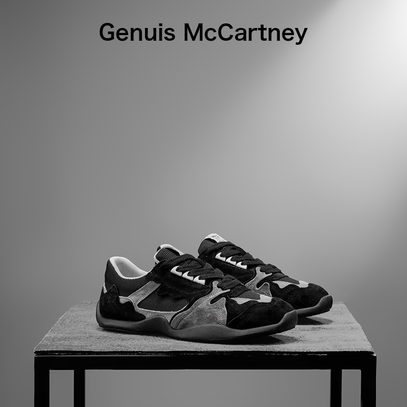 Genuis McCartney德训鞋男夏季透气薄底鞋运动休闲板鞋百搭阿甘鞋