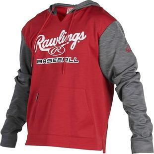 Baseball 抓绒Rawlings 新款 棒球卫衣棒球垒球训练服高性能连帽衫