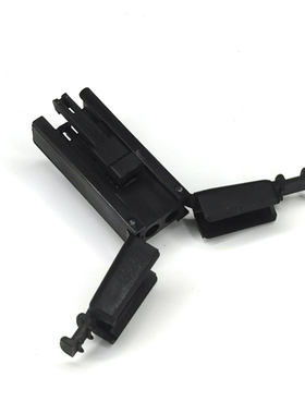 SMS2PDH1苏里奥SOURIAU BURNDY工业2芯黑色带尾夹矩形连接器2孔