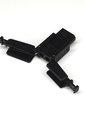 SMS2RDH1苏里奥SOURIAU BURNDY工业2芯黑色带尾夹矩形连接器2孔