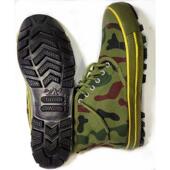 黄球鞋 高帮防滑野外登山鞋 橡胶钉底迷彩鞋 军训鞋 正品 解放鞋