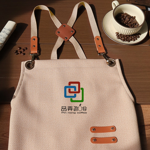 围裙高级感年轻款防水防油工作服