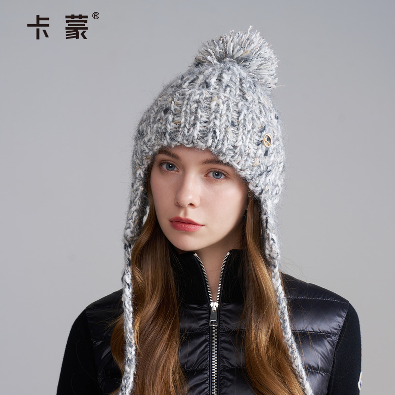 卡蒙2025新款时尚百搭毛线帽