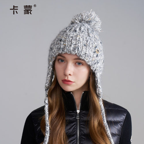 卡蒙2025新款时尚百搭毛线帽