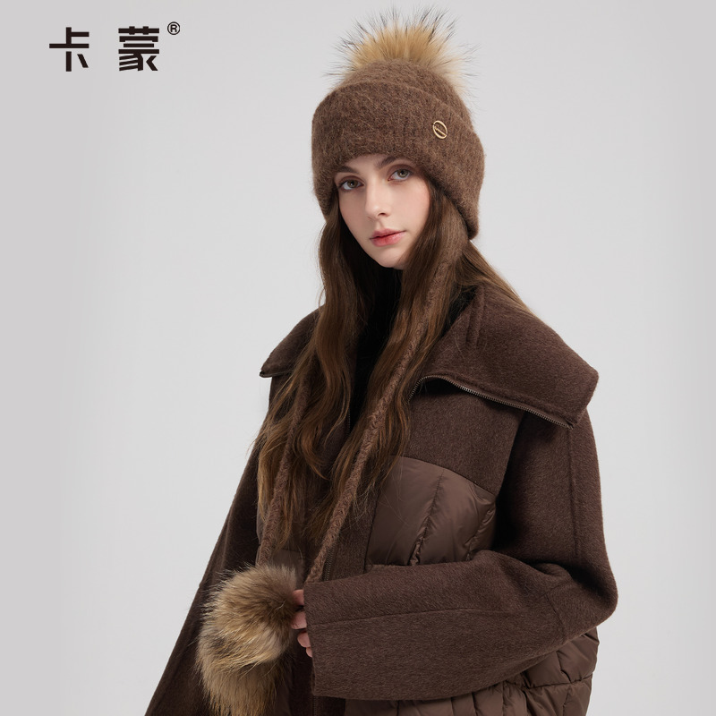 卡蒙毛绒针织帽防寒保暖