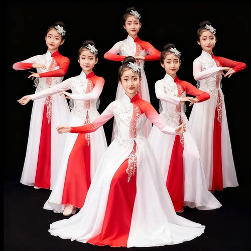 万疆舞蹈服学生诗歌朗诵合唱服