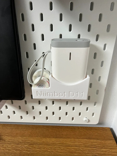适用宜家SKADIS 宜家洞洞板配件 Niimbot D11打印机的墙面支架
