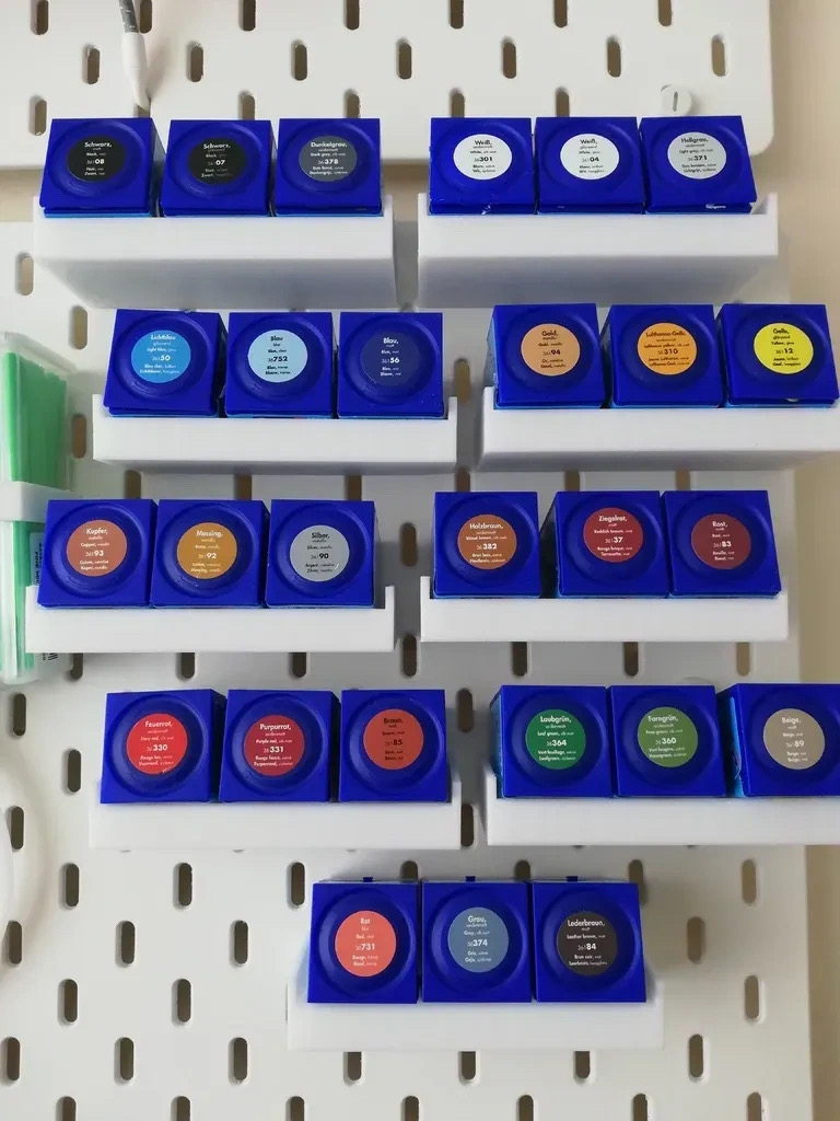 适用宜家SKADIS 宜家洞洞板配件 挂板油漆托架（Revell Aqua）