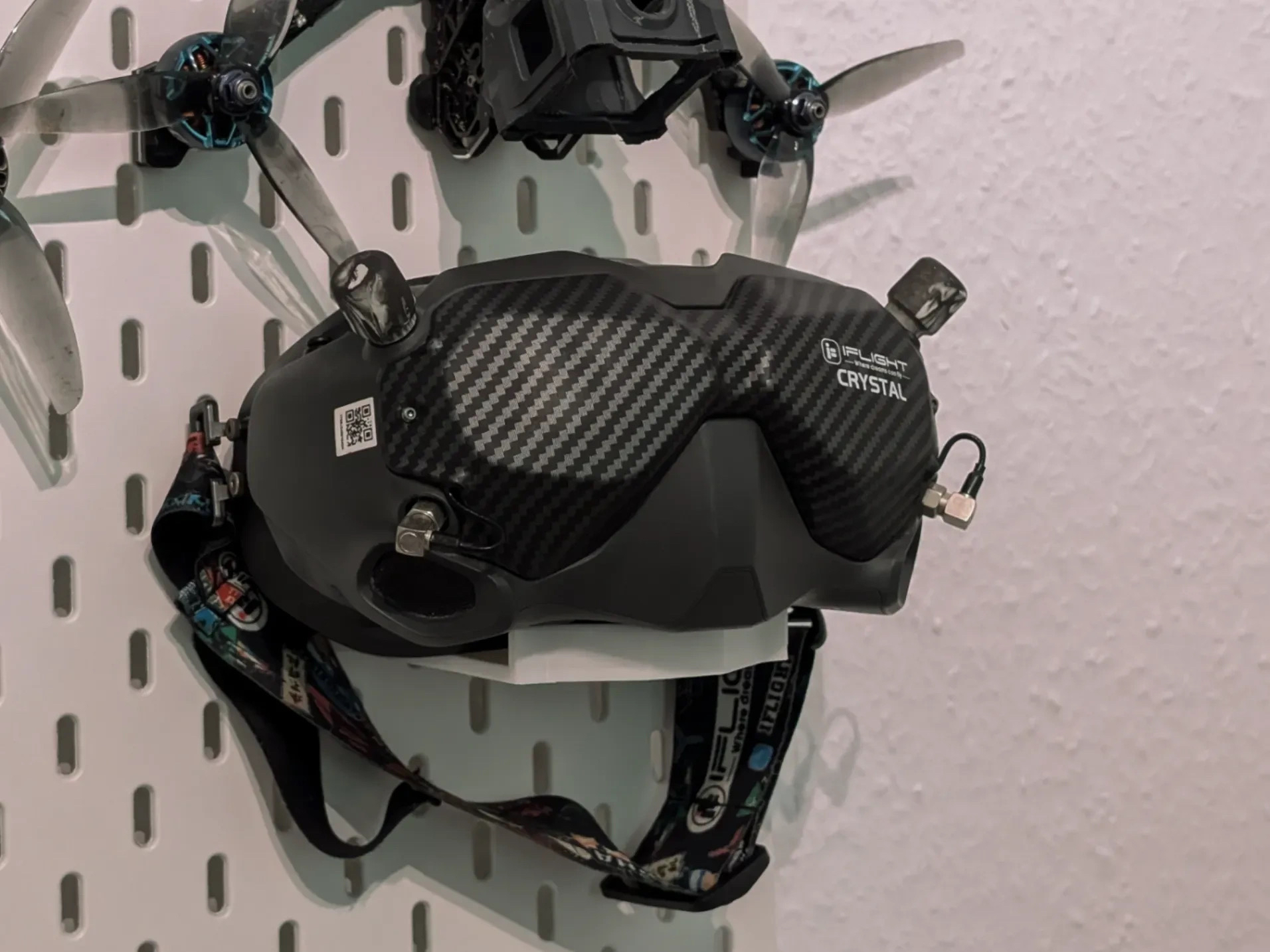 适用宜家SKADIS 宜家洞洞板配件 大疆 DJI Goggles V2