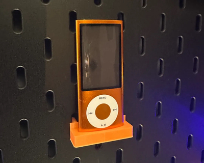 适用宜家SKADIS斯考迪斯 宜家洞洞板配件  iPod Nano第五代支架