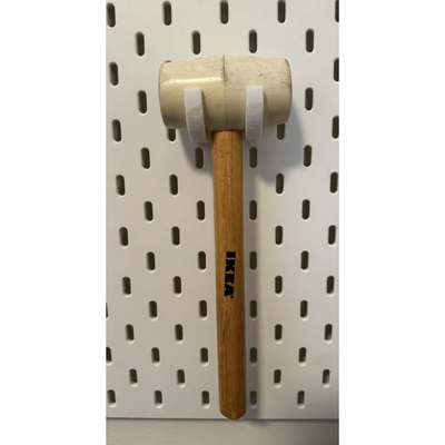 宜家洞洞板配件橡皮锤支架