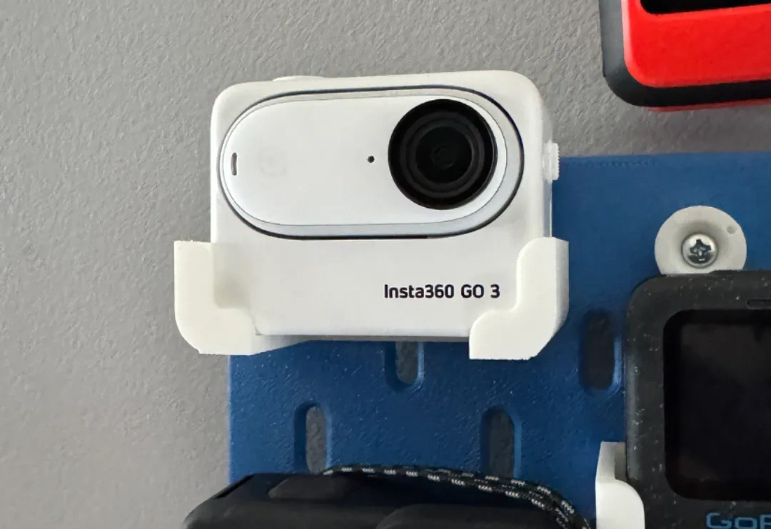 适用宜家SKADIS 宜家洞洞板配件  Insta360 Go 3 支架