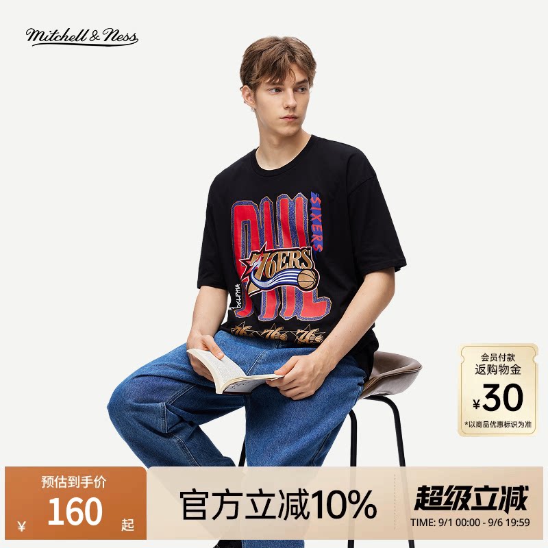 MN公牛独行侠勇士湖人短袖T恤图片