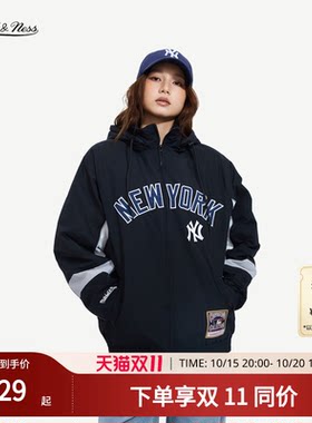 MNxMLB洋基队复古百搭棉服男女