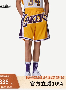 mitchell&ness短裤集合湖人队热火队BigFace潮流运动休闲短裤男MN