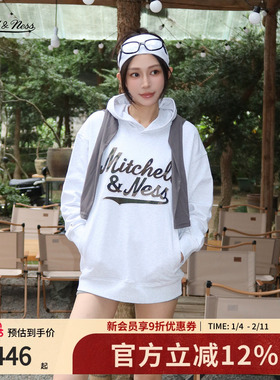 mitchell&ness25秋冬新品卫衣经典简约百搭运动连帽上衣情侣MN