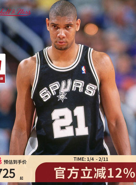 【男生礼物】马刺队邓肯98-99赛季NBA官方21号球衣集合SW球迷版