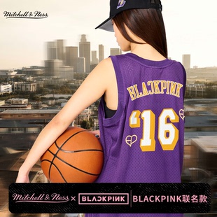 【BLACKPINK联名】MN 2025秋冬湖人/尼克斯/公牛潮流联名球衣男女